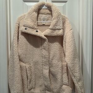 Billabong Beige Sherpa Outerwear